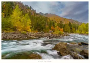 Autumn River, Leavenworth, Washington
