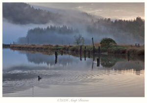 Dawn on Coquille River, Bandon, Oregon