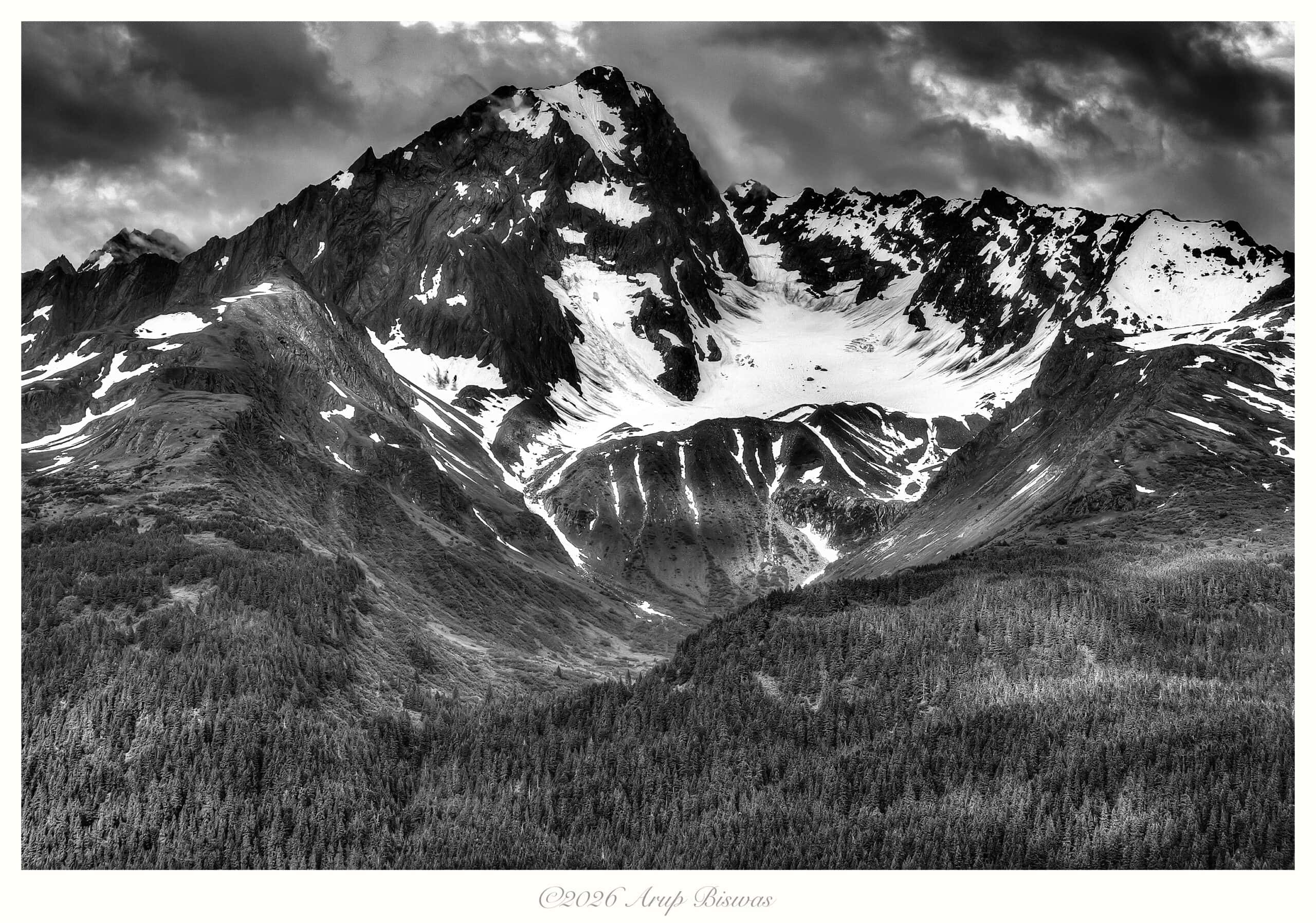 Snow-capped Mountain, Alaska
