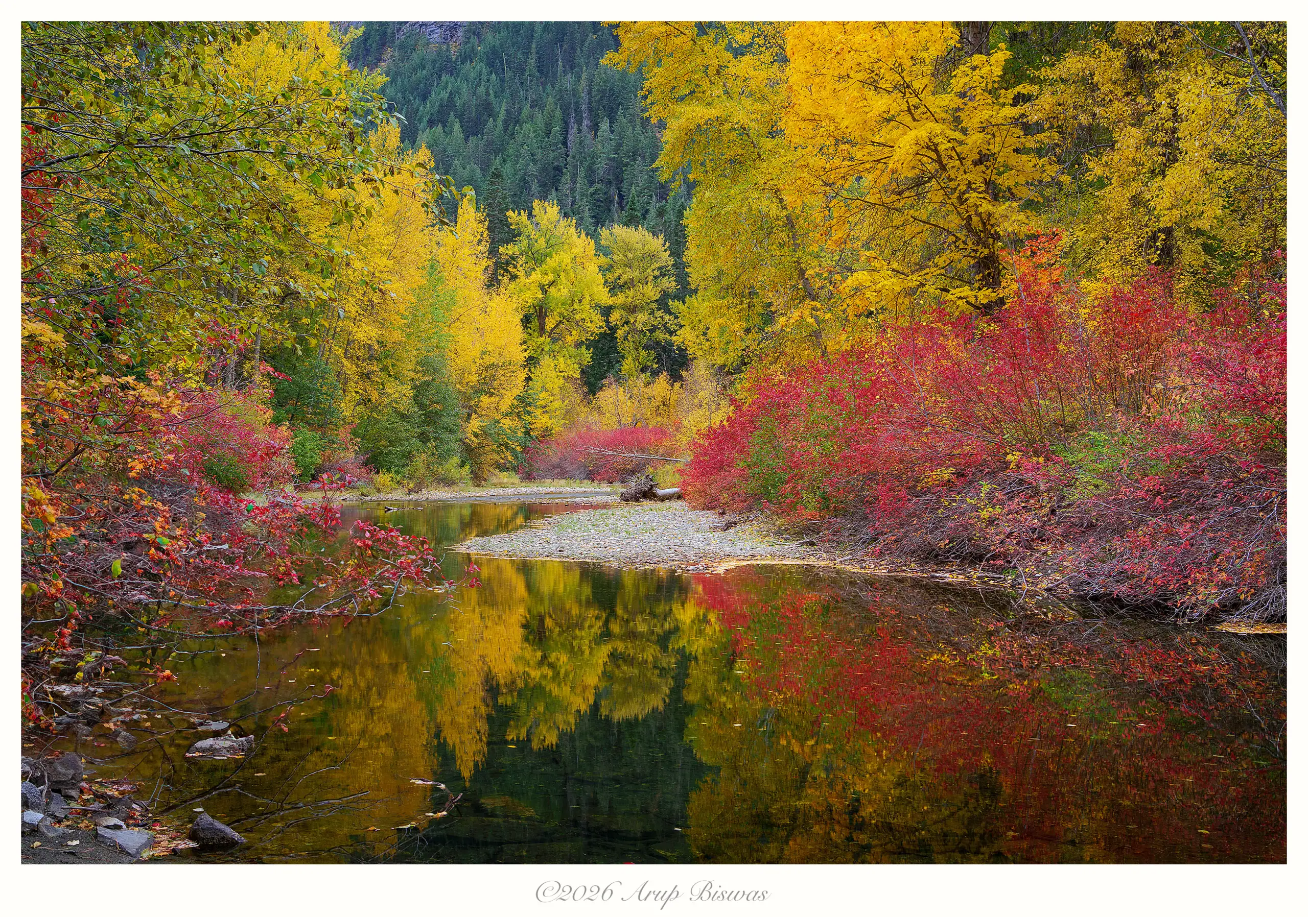 Wenatche River, Autumn, Washington